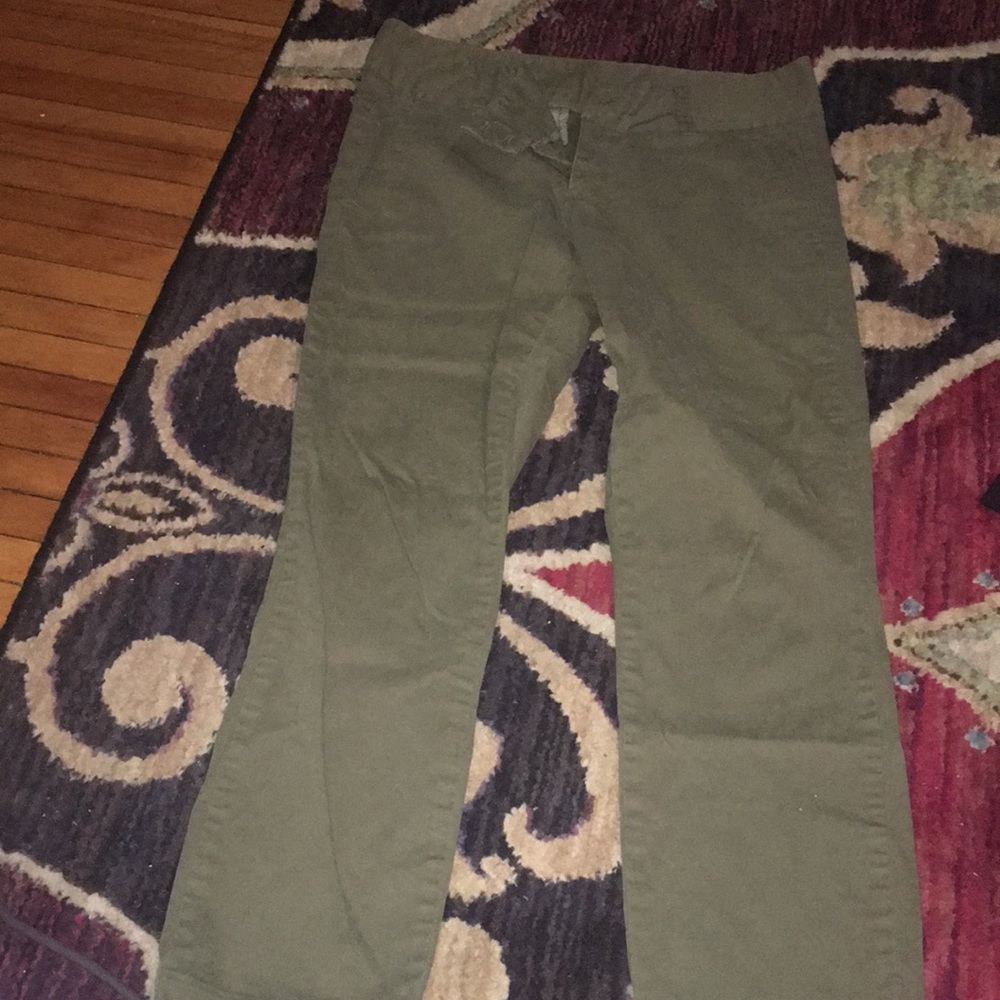 Army green pants